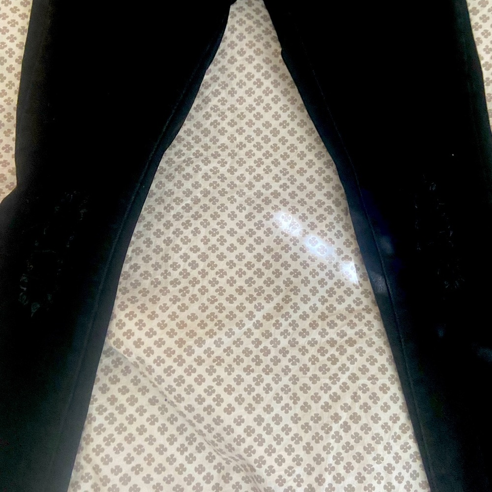 Blacker than black ripped jeans